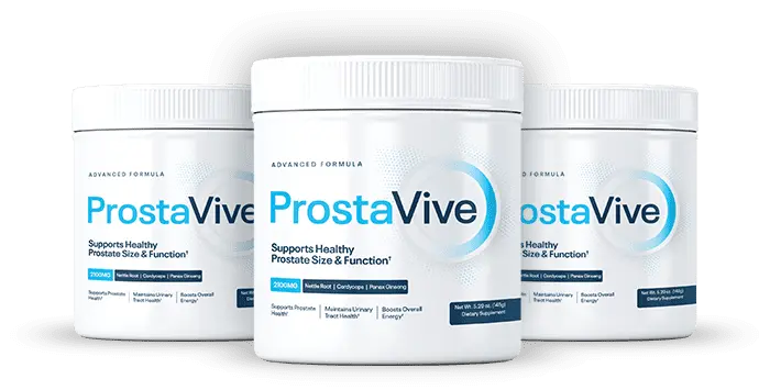Three bottle ProstaVive pack for better prostate health and energy